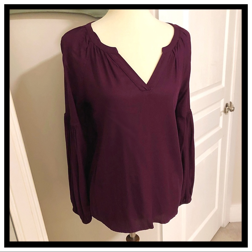 [hinge] Long Sleeve Blouse